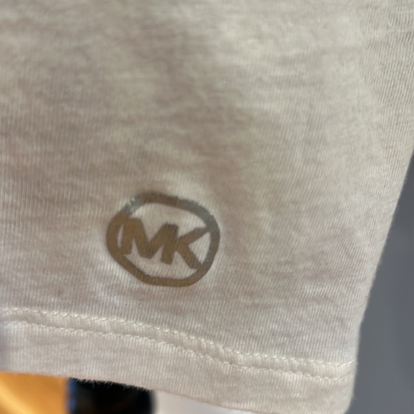 Michael Kors, white T-shirt with silver rivets - Picture 4 of 4
